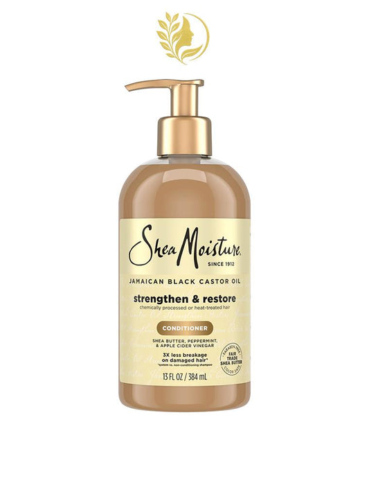 SHEAMOISTURE *1* JAMAICAN BLACK CASTOR OIL RENFORCE ET RESTAURE APRÈS-SHAMPOOING LISSANT - 384 ML -