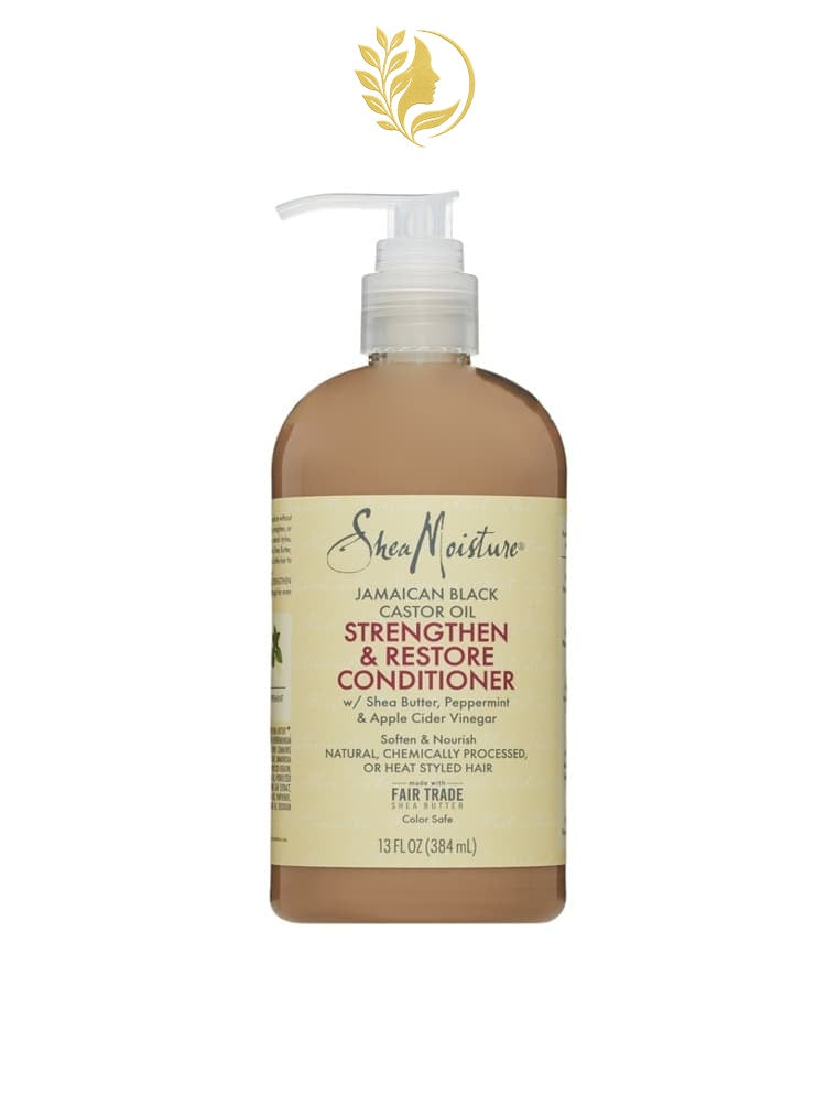 SHEAMOISTURE 1 JAMAICAN BLACK CASTOR OIL RENFORCE ET RESTAURE APRÈS-SHAMPOOING LISSANT -384ML-