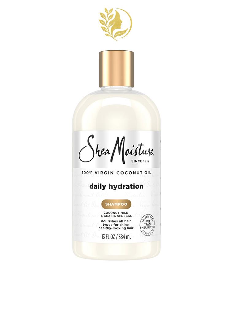 SHEAMOISTURE *2* 100 % HUILE DE NOIX DE COCO VIERGE SHAMPOOING HYDRATANT QUOTIDIEN - 384 ML -