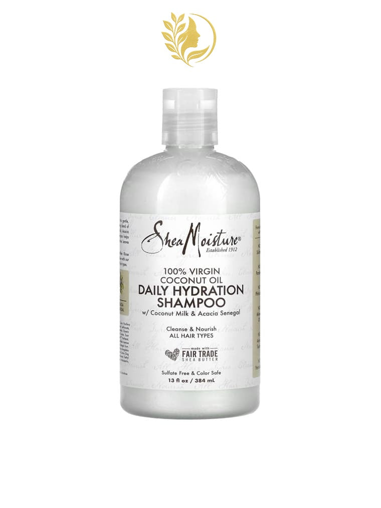 SHEAMOISTURE 2 100 % HUILE DE NOIX DE COCO VIERGE SHAMPOOING HYDRATANT QUOTIDIEN -384 ML-
