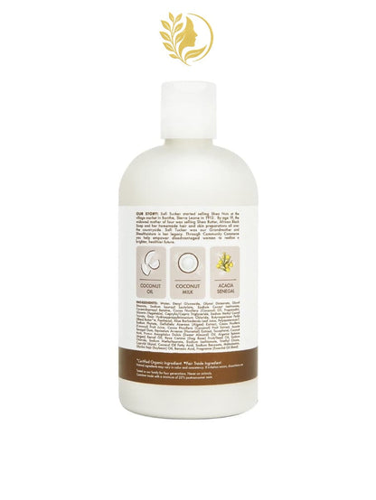 SHEAMOISTURE 2 100 % HUILE DE NOIX DE COCO VIERGE SHAMPOOING HYDRATANT QUOTIDIEN -384 ML-