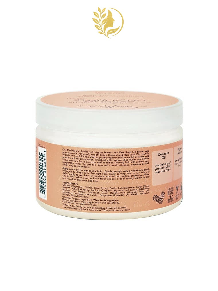 SHEAMOISTURE 3 CURLING GEL SOUFFLÉ BOUCLES ET BRILLANCE À LA NOIX DE COCO ET À L'HIBISCUS -340G-
