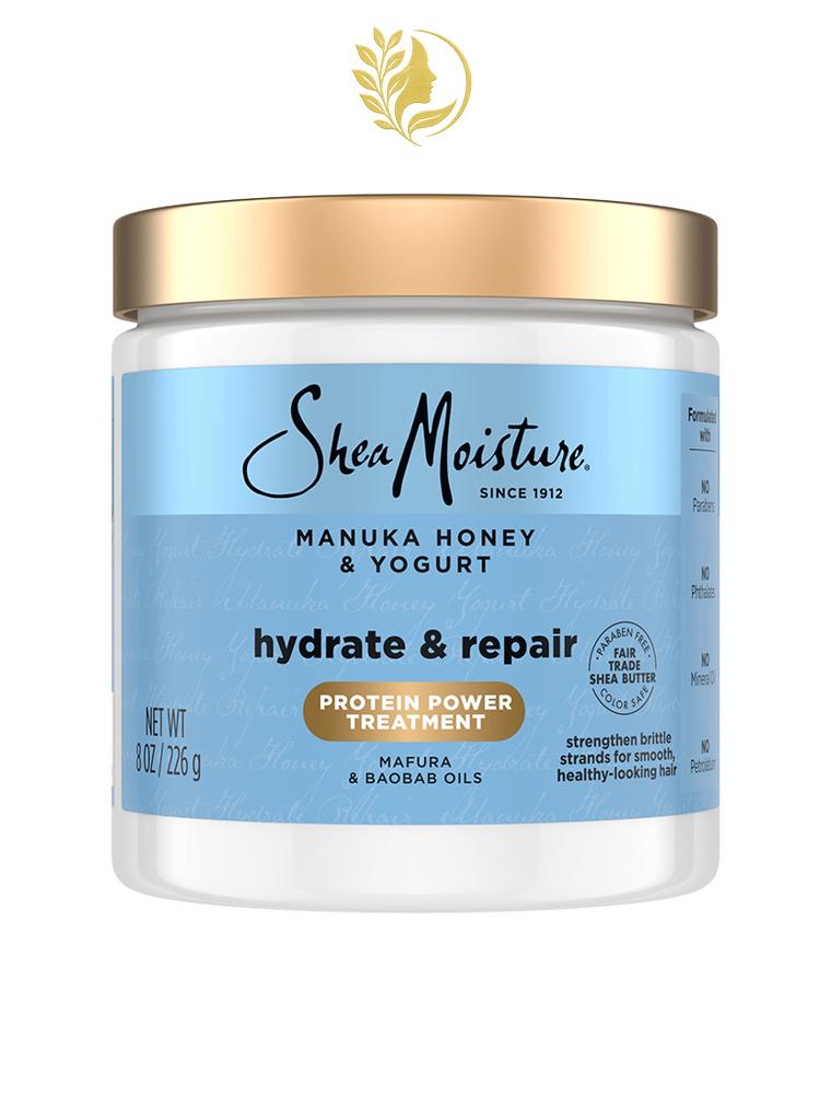 SHEAMOISTURE *4* MASQUE CAPILLAIRE MANUKA HONEY & YOGURT STRONG TREATMENT - 226 GR -