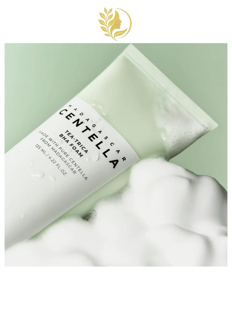 SKIN1004 MADAGASCAR CENTELLA TEA-TRICA BHA FOAM - 125 ML -
