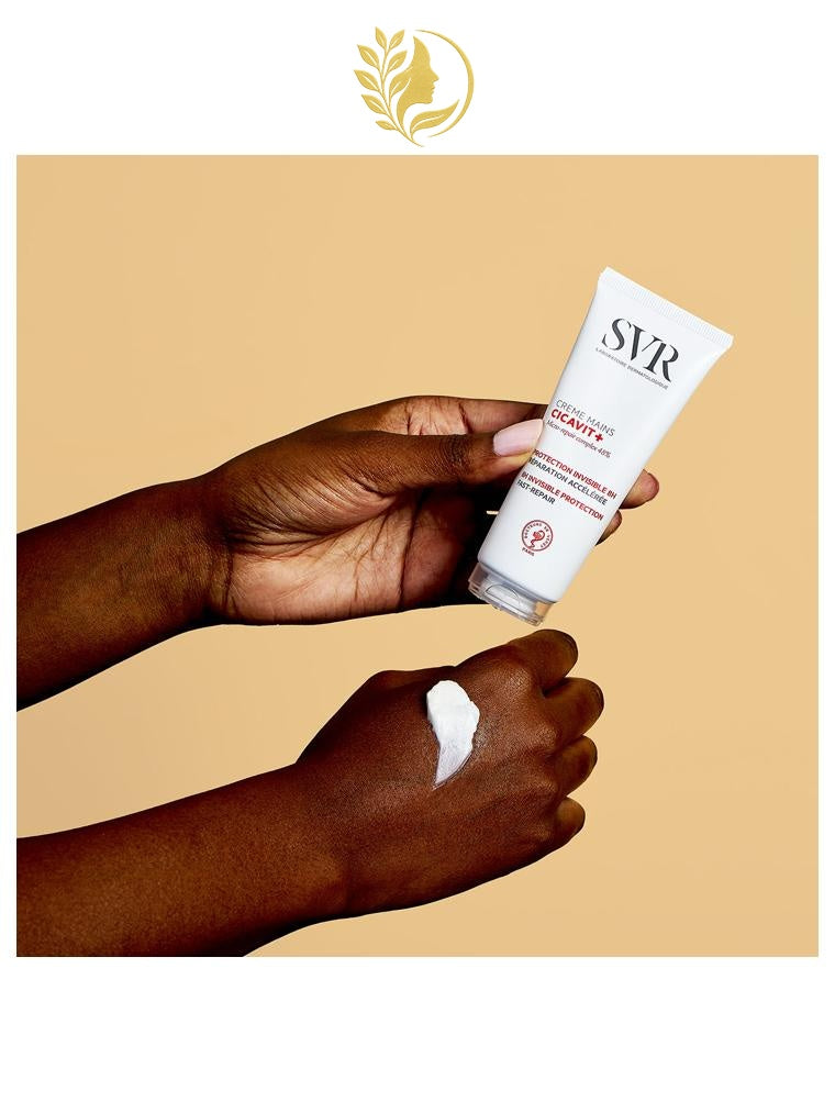 SVR CICAVIT+ CRÈME MAINS - PROTECTION INVISIBLE 8H. RÉPARATION ACCÉLÉRÉE - 75 GR -