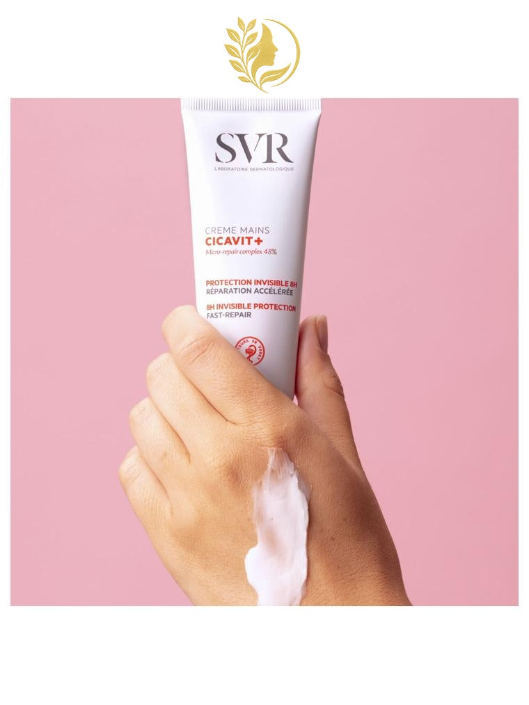 SVR CICAVIT+ CRÈME MAINS - PROTECTION INVISIBLE 8H. RÉPARATION ACCÉLÉRÉE - 75 GR -