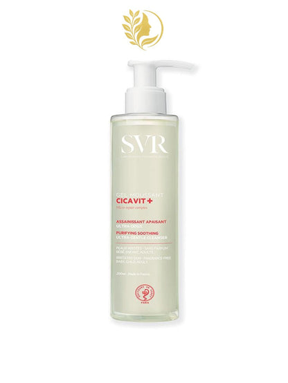 SVR CICAVIT+ GEL MOUSSANT - ASSAINISSANT APAISANT ULTRA-DOUX - 200 ML -