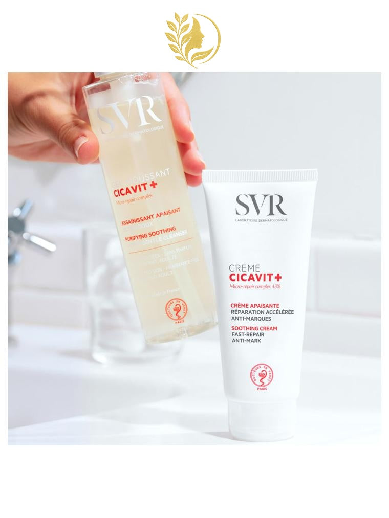 SVR CICAVIT+ GEL MOUSSANT - ASSAINISSANT APAISANT ULTRA-DOUX - 200 ML -