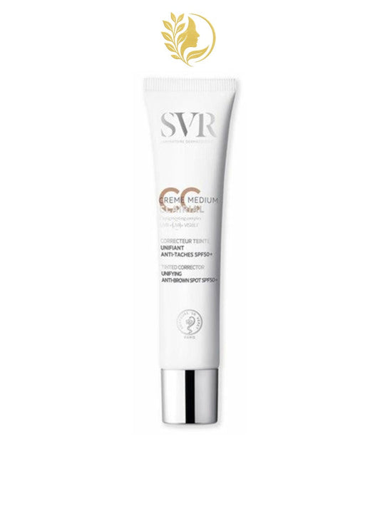 SVR CLAIRIAL CC CRÈME SPF50+ MEDIUM - CORRECTEUR TEINTÉ UNIFIANT ANTI-TACHES - 40 ML -