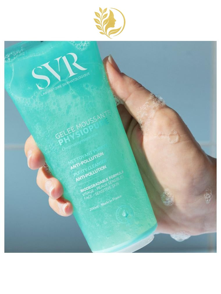 SVR PHYSIOPURE GELÉE MOUSSANTE SOIN NETTOYANT PURETÉ DOUCEUR - 200 ML -
