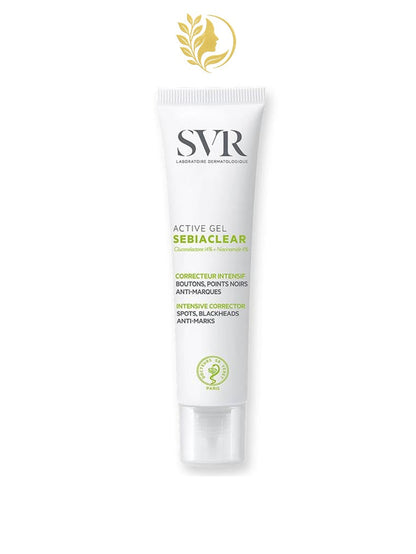 SVR SEBIACLEAR ACTIVE GEL NOUVELLE FORMULE CORRECTEUR INTENSIF BOUTONS, POINTS NOIRS, ANTI-MARQUES - 40 ML -