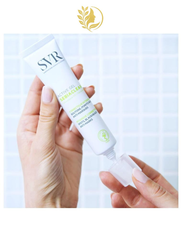 SVR SEBIACLEAR ACTIVE GEL NOUVELLE FORMULE CORRECTEUR INTENSIF BOUTONS, POINTS NOIRS, ANTI-MARQUES - 40 ML -