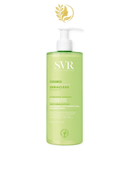 SVR SEBIACLEAR CRÈME LAVANTE HYDRATANTE APAISANTE ANTI-DESSÈCHEMENT ANTI-IMPERFECTIONS - 200 & 400 ML -