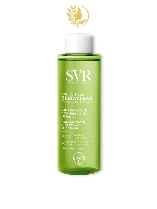 SVR SEBIACLEAR MICRO-PEEL EAU RÉNOVATRICE, DÉSINCRUSTANTE, LISSANTE - 150 ML -