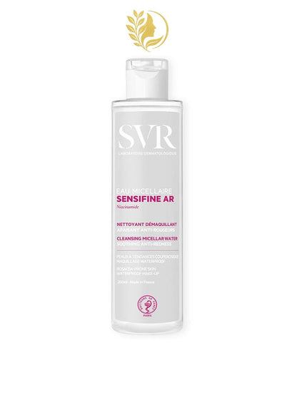 SVR SENSIFINE AR EAU MICELLAIRE NETTOYANT DÉMAQUILLANT APAISANT ANTI-ROUGEURS. VISAGE, YEUX ET LÈVRES - 200 ML -