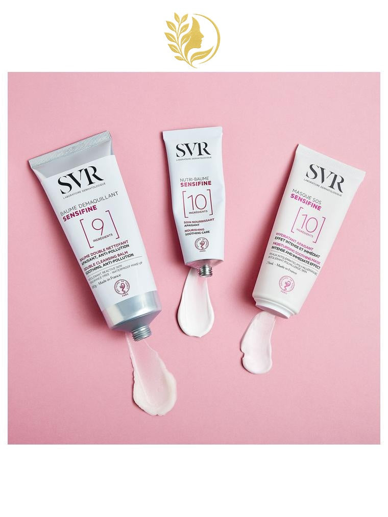 SVR SENSIFINE DERMO-NETTOYANT - NETTOYANT DÉMAQUILLANT APAISANT INTENSE VISAGE, YEUX ET LÈVRES - 200 ML -