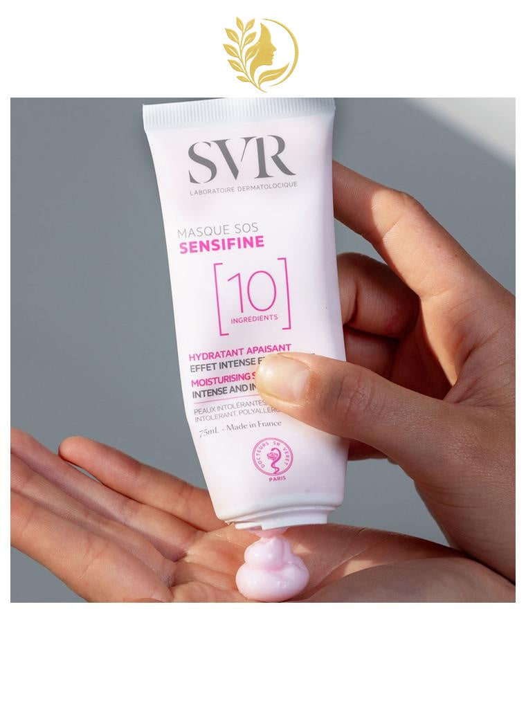 SVR SENSIFINE MASQUE HYDRATANT APAISANT EXTRÊME. PEAUX INTOLÉRANTES ET POLY-ALLERGIQUES - 50 ML -