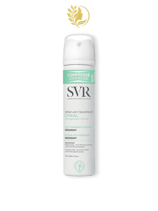 SVR SPIRIAL SPRAY ANTI-TRANSPIRANT DÉODORANT ANTI-TRANSPIRANT INTENSE 48H - 75 ML -