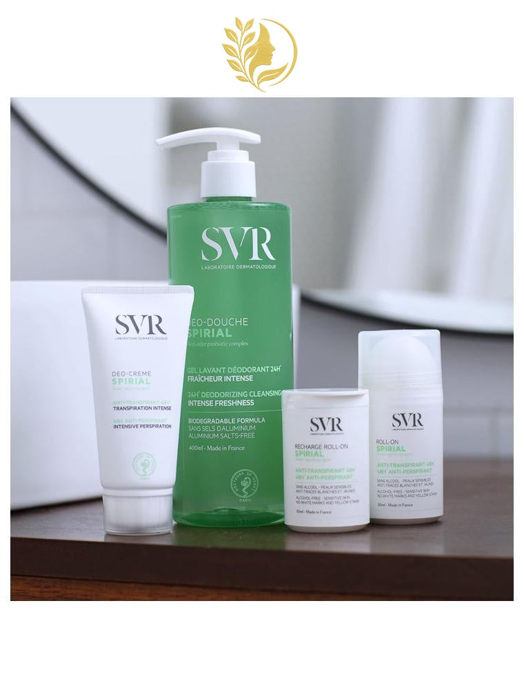 SVR SPIRIAL SPRAY ANTI-TRANSPIRANT DÉODORANT ANTI-TRANSPIRANT INTENSE 48H - 75 ML -