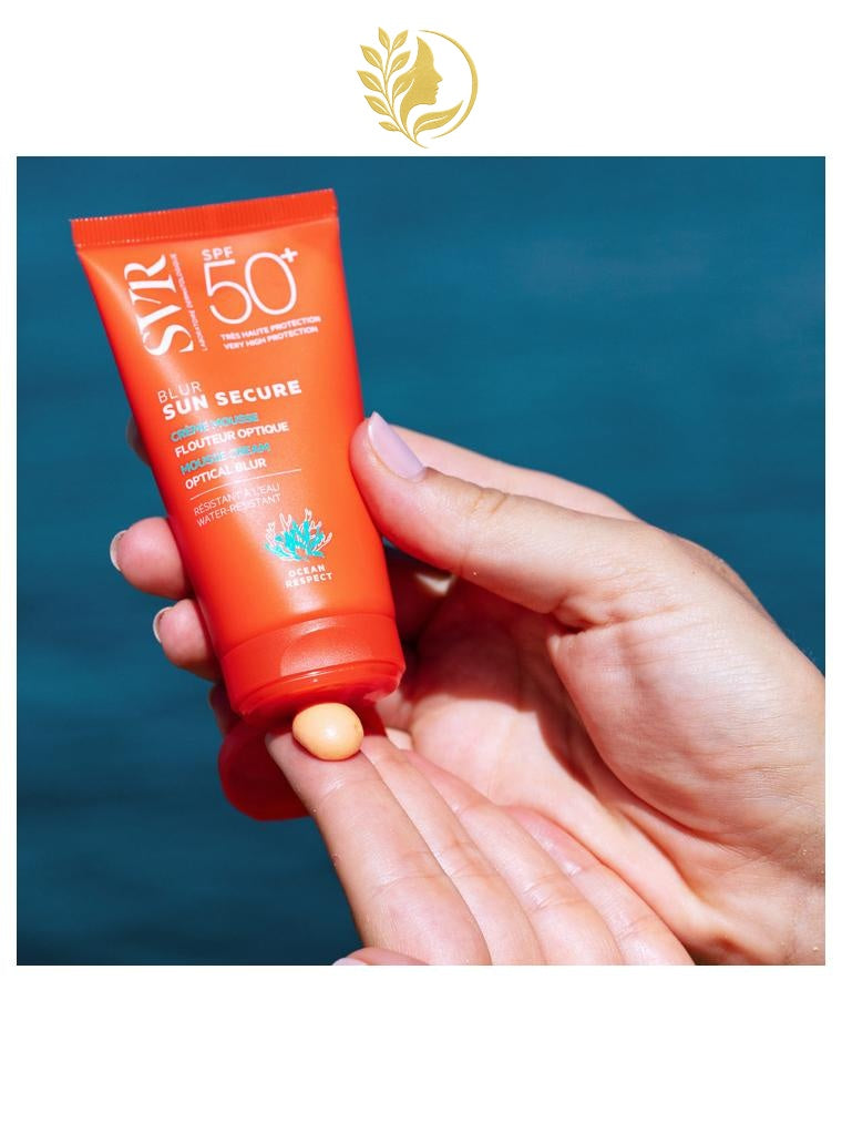 SVR SUN SECURE BLUR SPF50 CRÈME MOUSSE FLOUTEUR OPTIQUE SPF50 - 50 ML -