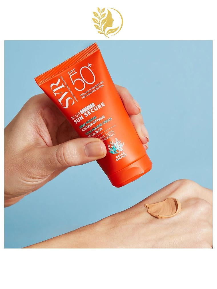 SVR SUN SECURE BLUR TEINTÉ SPF50+ CRÈME MOUSSE TEINTÉE FLOUTEUR OPTIQUE SPF50+ - 50 ML -