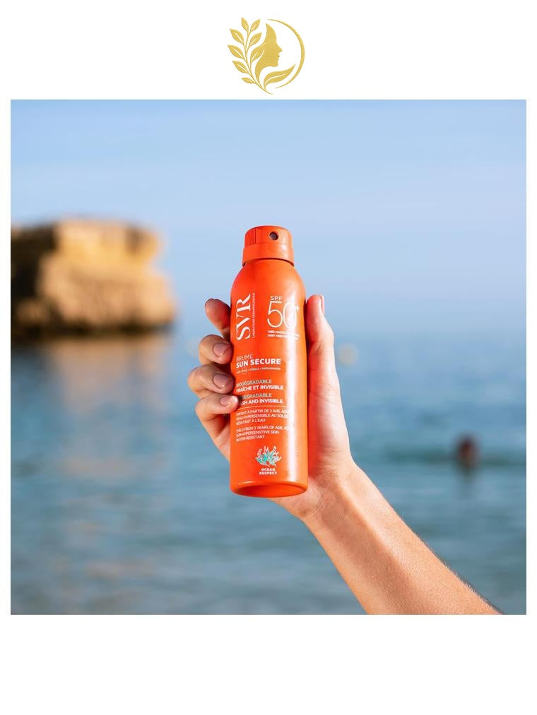 SVR SUN SECURE BRUME BIODÉGRADABLE FRAÎCHE ET INVISIBLE SPF50 - 200 ML -
