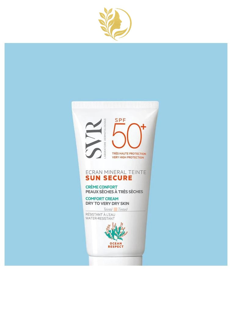 SVR SUN SECURE ÉCRAN MINÉRAL TEINTÉ PEAUX SÈCHES À TRÈS SÈCHES - 60 G -