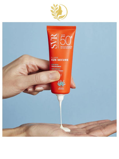 SVR SUN SECURE FLUIDE SPF50+ FLUIDE NON GRAS FINI INVISIBLE SPF50+ - 50 ML -