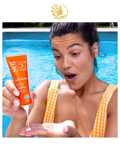 SVR SUN SECURE FLUIDE SPF50+ FLUIDE NON GRAS FINI INVISIBLE SPF50+ - 50 ML -