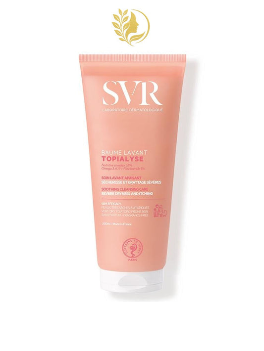 SVR TOPIALYSE BAUME LAVANT - SOIN LAVANT APAISANT SÉCHERESSE ET GRATTAGE SÉVÈRES - PEAUX TRÈS SÈCHES À ATOPIQUES - 200 ML -
