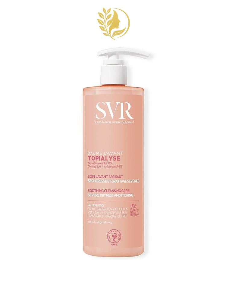 SVR TOPIALYSE BAUME LAVANT - SOIN LAVANT APAISANT SÉCHERESSE ET GRATTAGE SÉVÈRES - PEAUX TRÈS SÈCHES À ATOPIQUES - 200 ML -