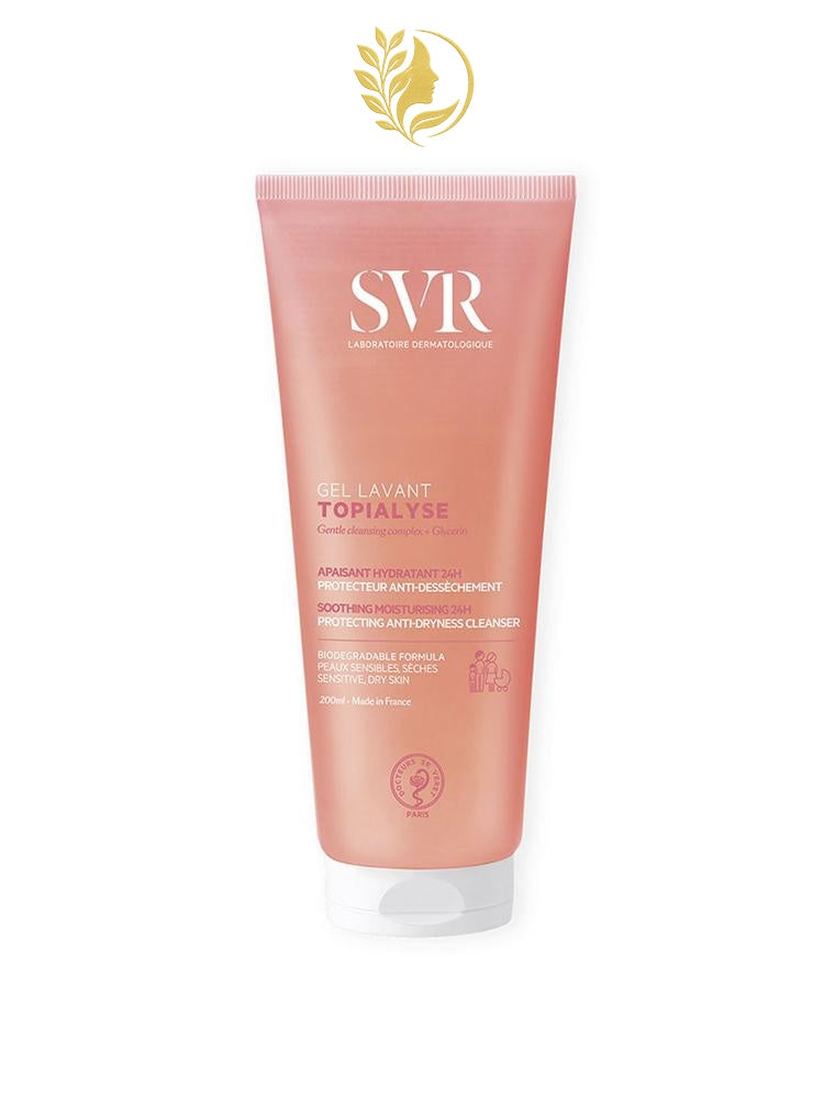 SVR TOPIALYSE GEL LAVANT - APAISANT HYDRATANT 24H PROTECTEUR ANTI-DESSÈCHEMENT - 200 , 400 ML & 1L -