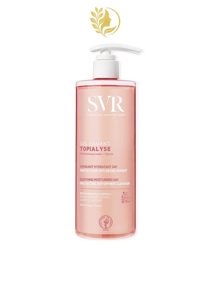 SVR TOPIALYSE GEL LAVANT - APAISANT HYDRATANT 24H PROTECTEUR ANTI-DESSÈCHEMENT - 200 , 400 ML & 1L -