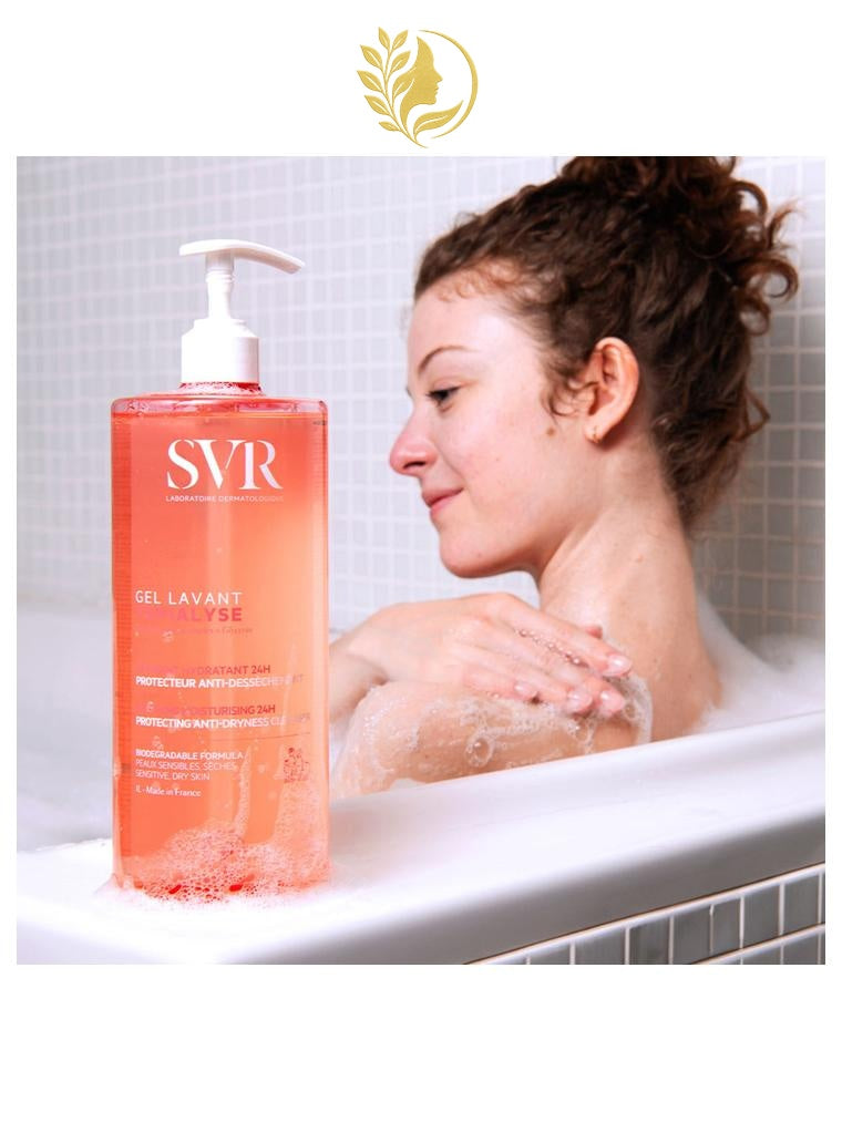 SVR TOPIALYSE GEL LAVANT - APAISANT HYDRATANT 24H PROTECTEUR ANTI-DESSÈCHEMENT - 200 , 400 ML & 1L -