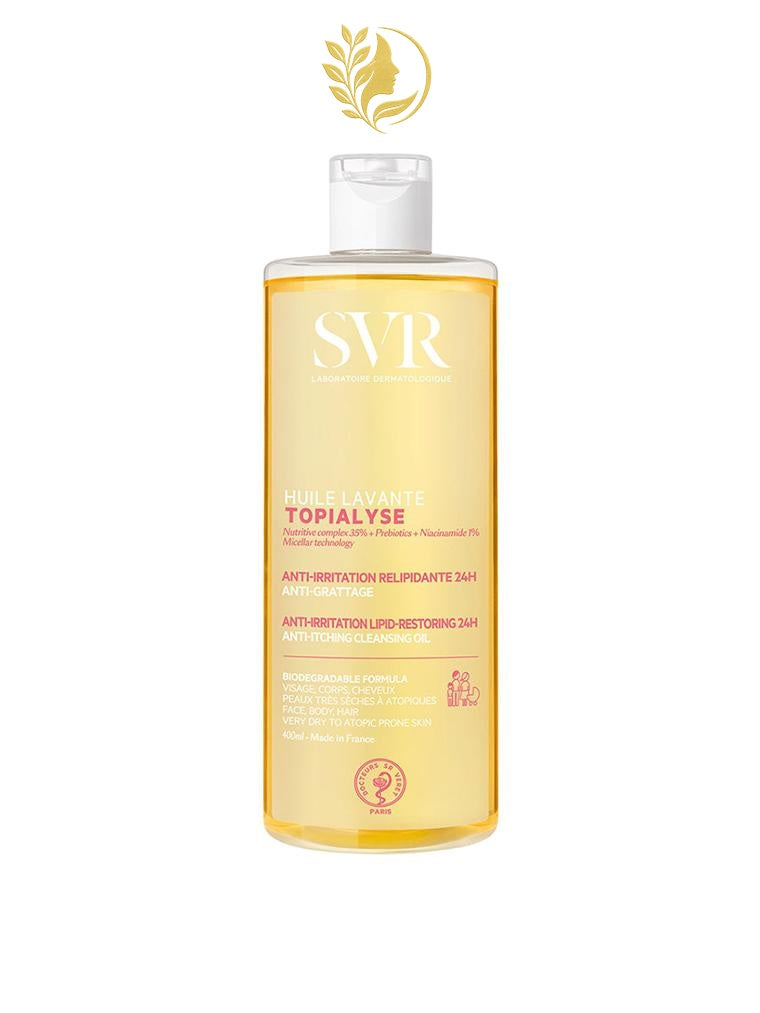 SVR TOPIALYSE HUILE LAVANTE - ANTI-IRRITATION RELIPIDANTE 24H ANTI-GRATTAGE - 200 & 400 ML -