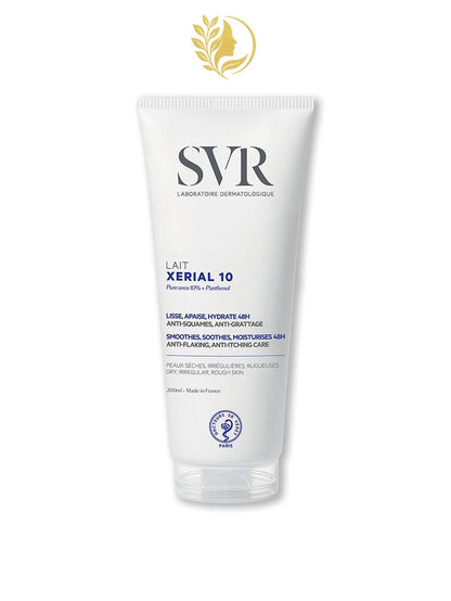 SVR XERIAL 10 LAIT CORPS HYDRATANT 24H LISSANT ANTI-SQUAMES CONFORT INTENSE - 200 ML -