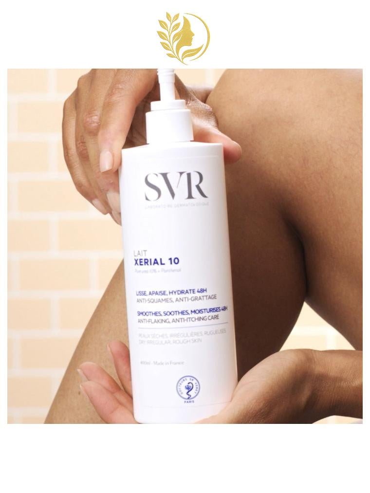 SVR XERIAL 10 LAIT CORPS HYDRATANT 24H LISSANT ANTI-SQUAMES CONFORT INTENSE - 200 ML -