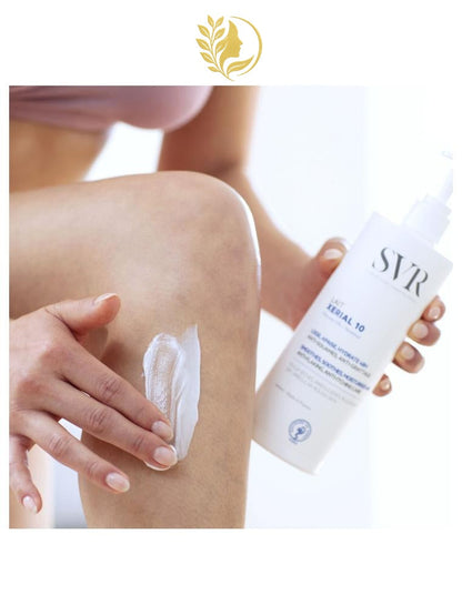 SVR XERIAL 10 LAIT CORPS HYDRATANT 24H LISSANT ANTI-SQUAMES CONFORT INTENSE - 200 ML -