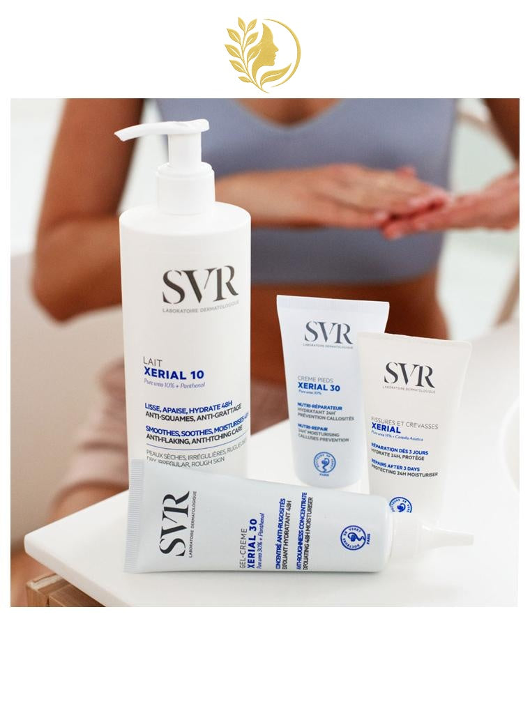 SVR XERIAL 10 LAIT CORPS HYDRATANT 24H LISSANT ANTI-SQUAMES CONFORT INTENSE - 200 ML -