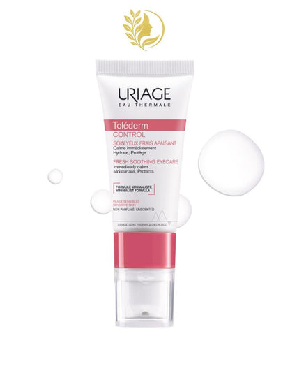 URIAGE TOLÉDERM CONTROL - SOIN YEUX FRAIS APAISANT  CALME IMMÉDIATEMENT, HYDRATE, PROTÈGE - 15 ML -