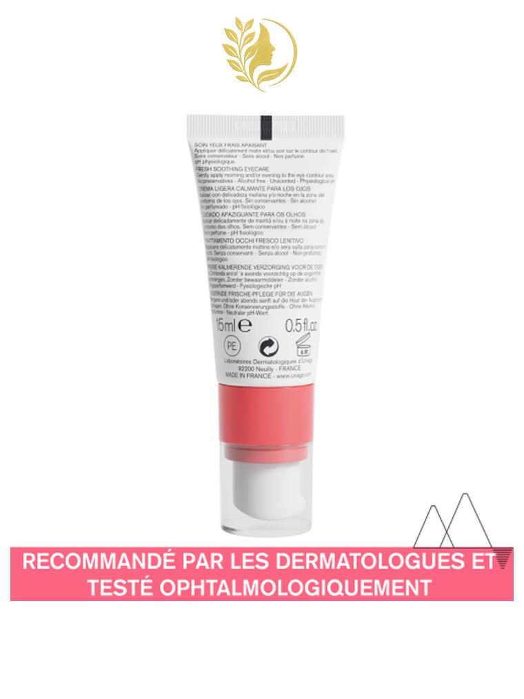 URIAGE TOLÉDERM CONTROL - SOIN YEUX FRAIS APAISANT  CALME IMMÉDIATEMENT, HYDRATE, PROTÈGE - 15 ML -
