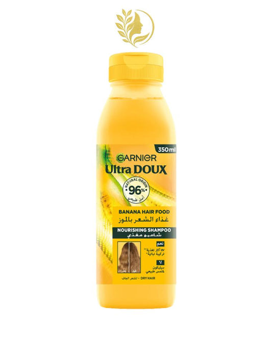 GARNIER ULTRA DOUX HAIR FOOD BANANE SHAMPOOING NOURRISANT POUR CHEVEUX SECS - 350 ML -