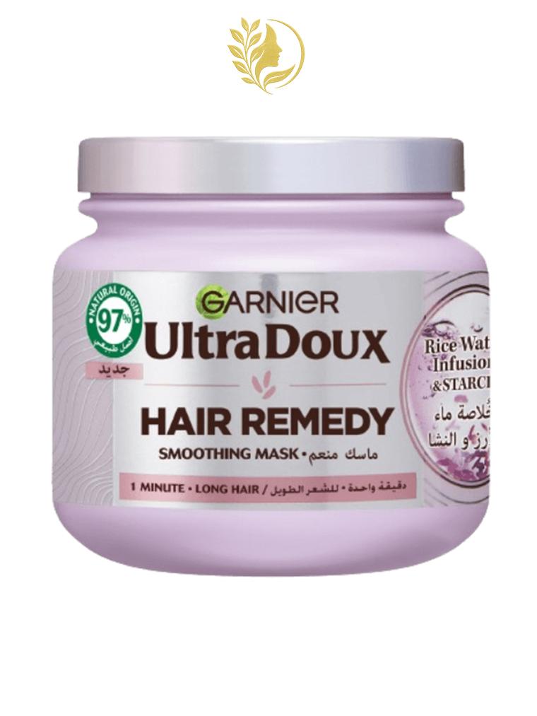 GARNIER ULTRA DOUX EAU DE RIZ ET AMIDON MASQUE REMÈDE LISSANT - 340 ML -