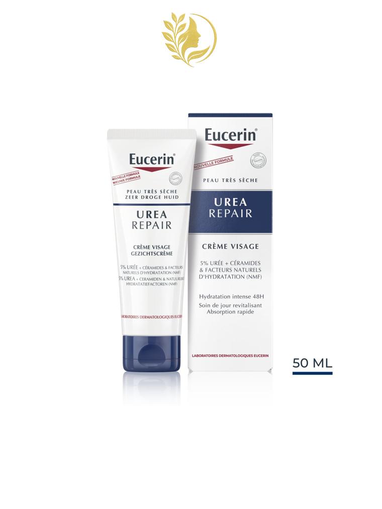 EUCERIN UREAREPAIR CRÈME VISAGE 5% D'URÉE - 50 ML -