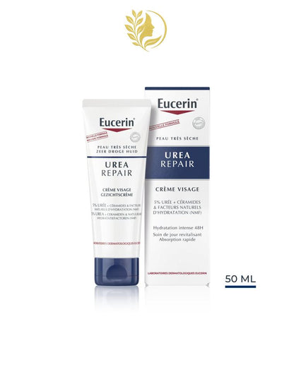 EUCERIN UREAREPAIR CRÈME VISAGE 5% D'URÉE - 50 ML -