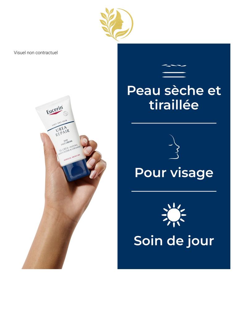 EUCERIN UREAREPAIR CRÈME VISAGE 5% D'URÉE - 50 ML -