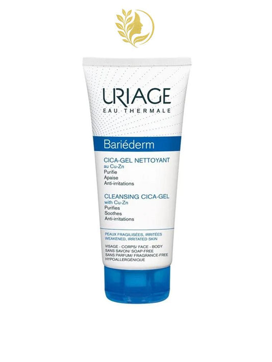 URIAGE BARIÉDERM-CICA GEL NETTOYANT ASSAINIT, APAISE - HAUTE TOLÉRANCE - 200 ML -