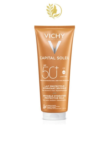 VICHY CAPITAL SOLEIL LAIT HYDRATANT VISAGE ET CORPS SPF50+ - 300 ML -