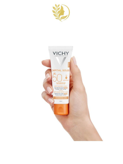 VICHY CAPITAL SOLEIL SOIN ANTI-TACHES TEINTÉ 3-EN-1 SPF 50+ - 50 ML -