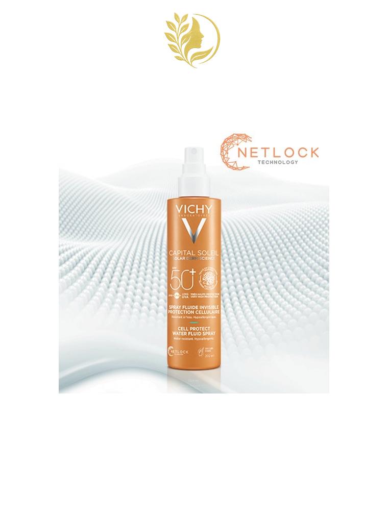 VICHY CAPITAL SOLEIL SPRAY FLUIDE PROTECTEUR SPF 50+ - 200 ML -
